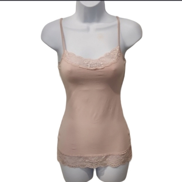 Express Lace Detail Cami Top - Picture 1 of 5